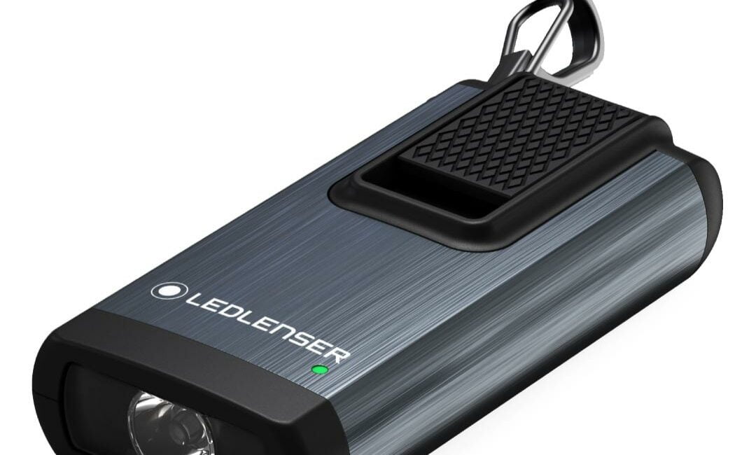 K6R Grey Ledlenser Flashlight Keychain Light